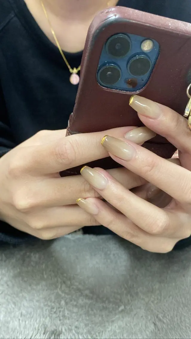 ロング カラー ネイル グラデーションカラー グラデーション ミラーネイル シンプルネイル tetty nailsalonのネイルデザイン