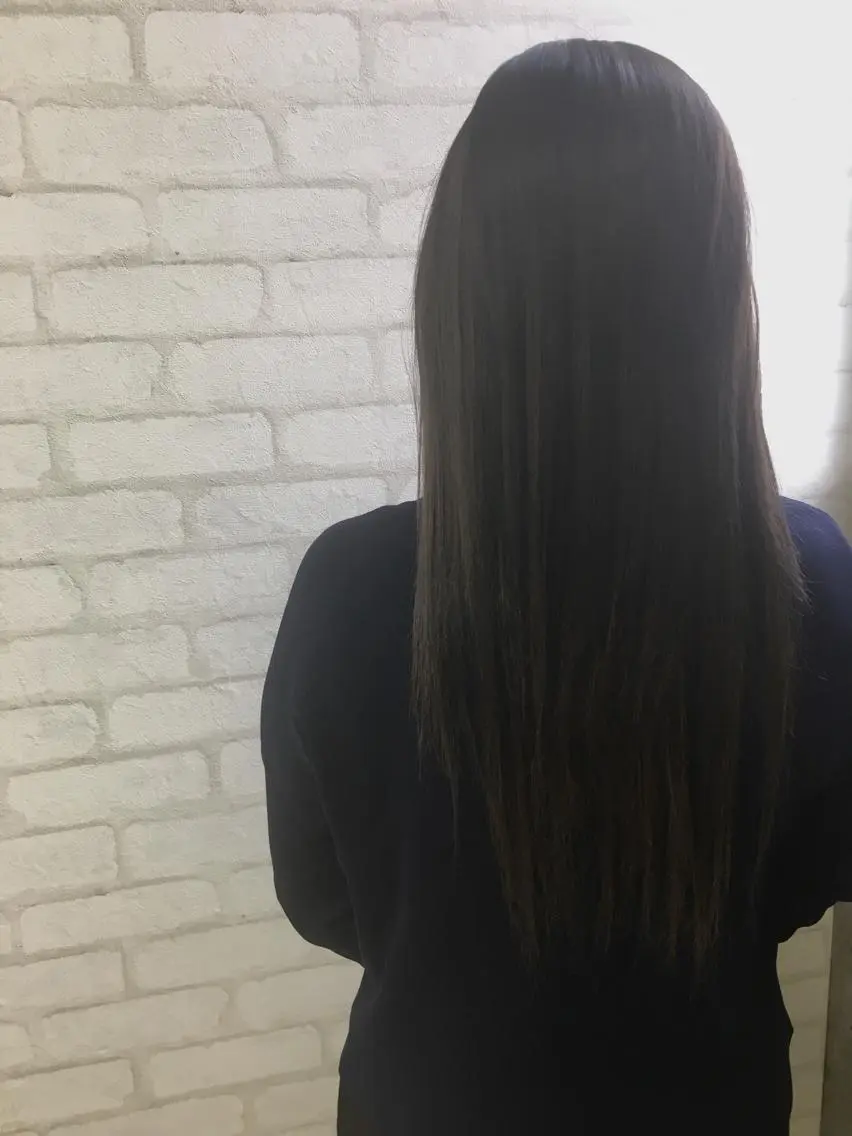 ロング カラー アッシュ アッシュグレー 髪質改善×レイヤー 高嶋のヘアスタイル