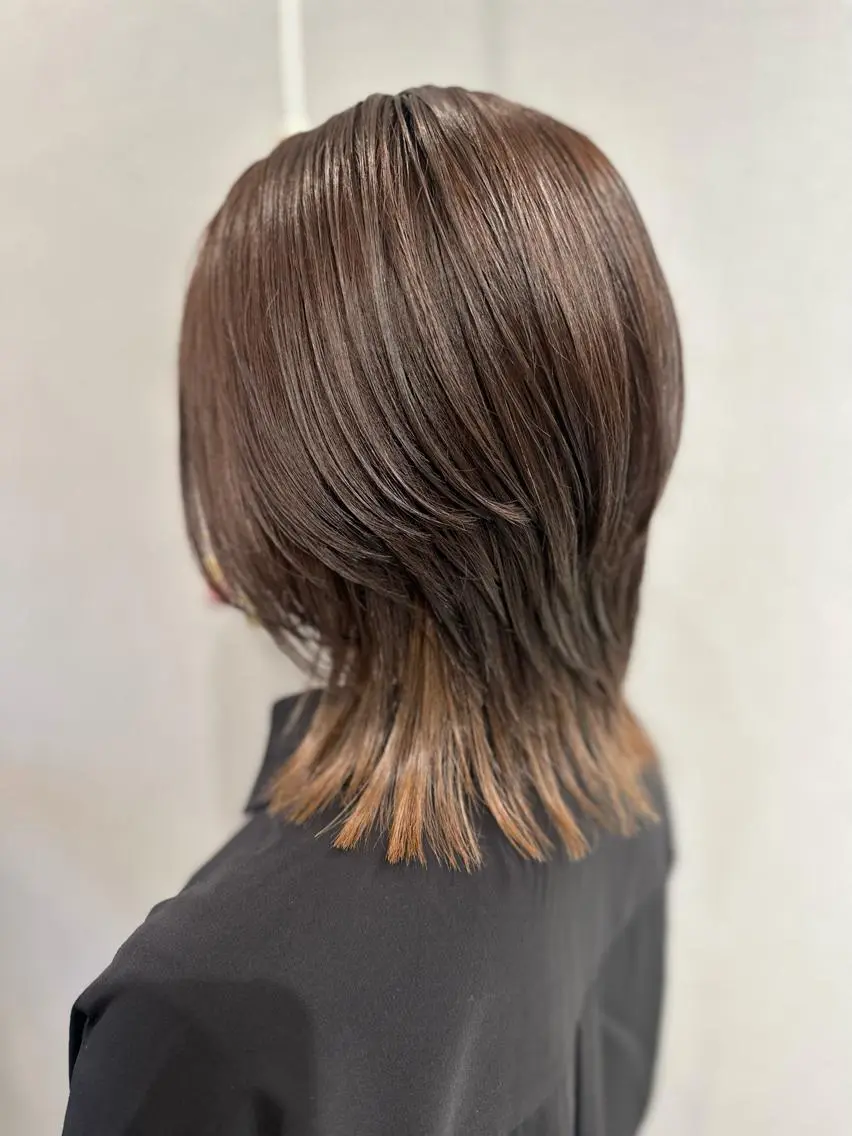 ミディアム トリートメント ヘアカラー K Harukaのヘアスタイル