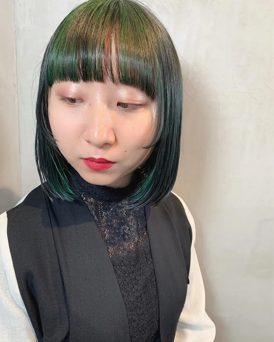 ミディアム カラー カット ヘアカラー トリートメント 優作 〜圧倒的信頼〜のヘアスタイル