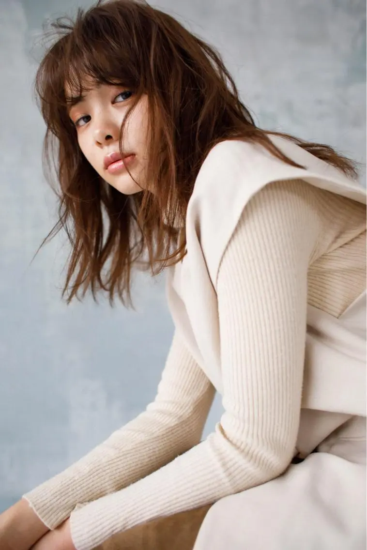 ミディアム カラー iizuka akiのヘアスタイル