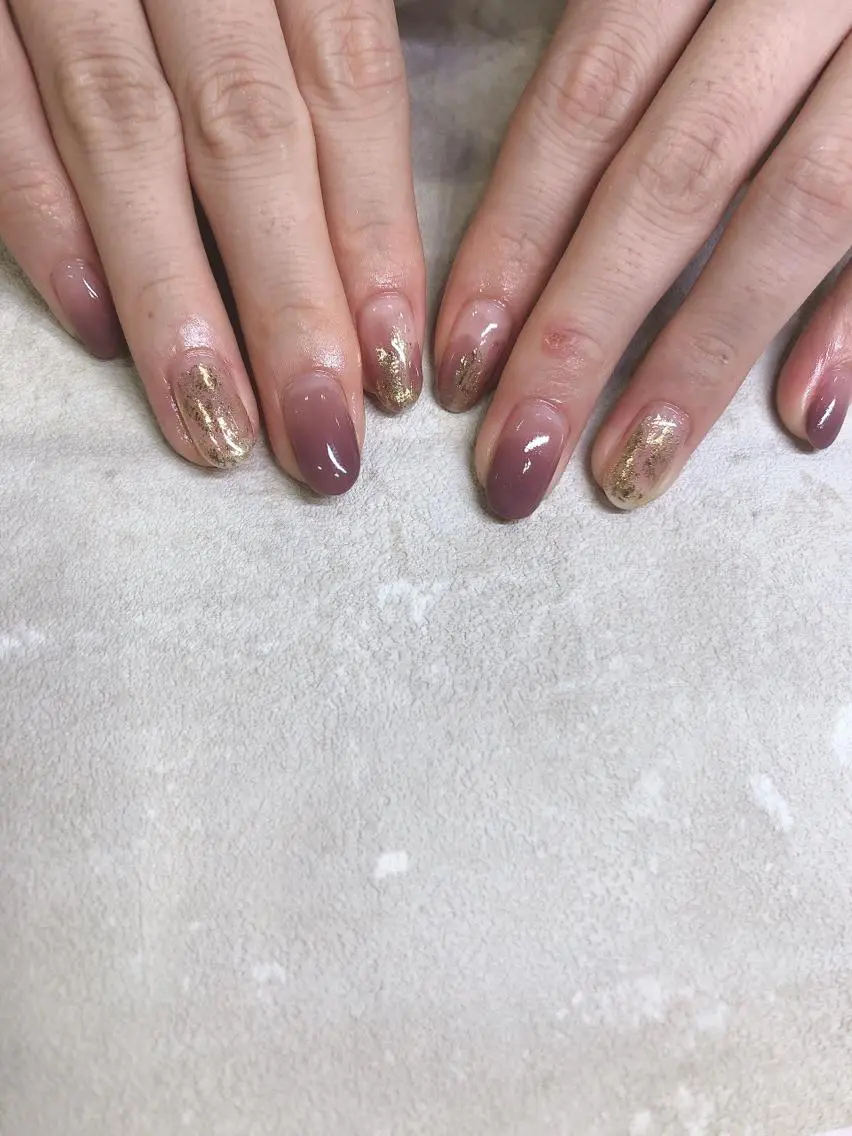 ネイル アートネイル シンプルネイル ハンドネイル nail salon monailのネイルデザイン