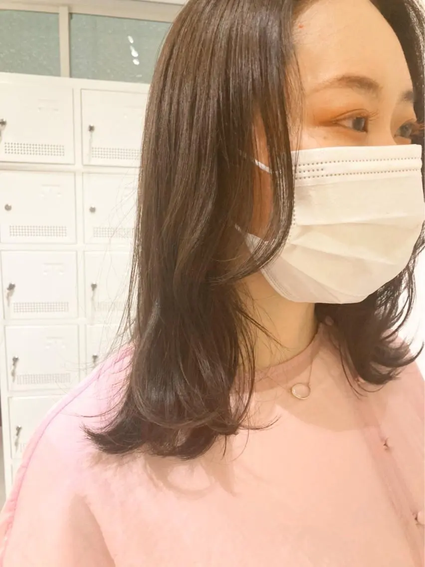 ミディアム カラー natsu fujinoのヘアスタイル