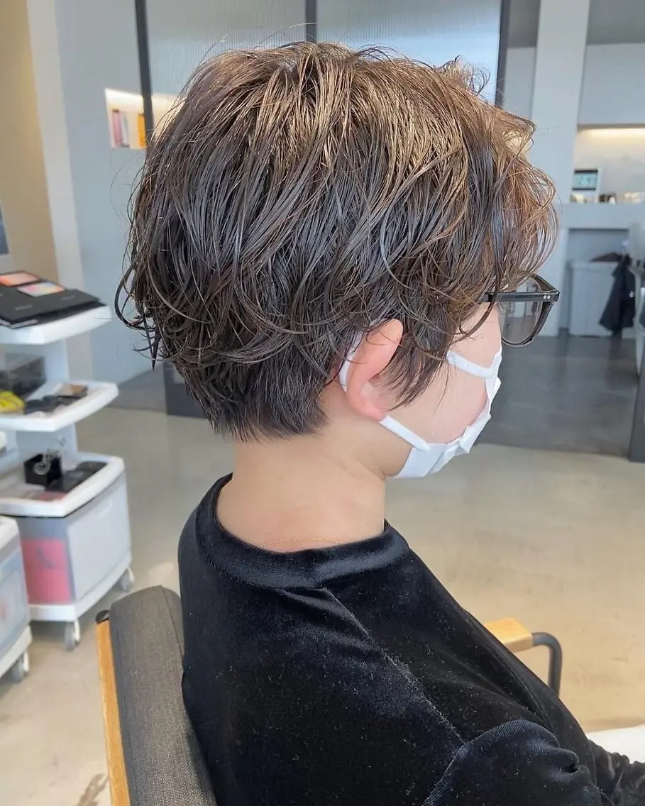 パーマ 🐰カットモデル募集 🐰大場杏里🐰のヘアスタイル