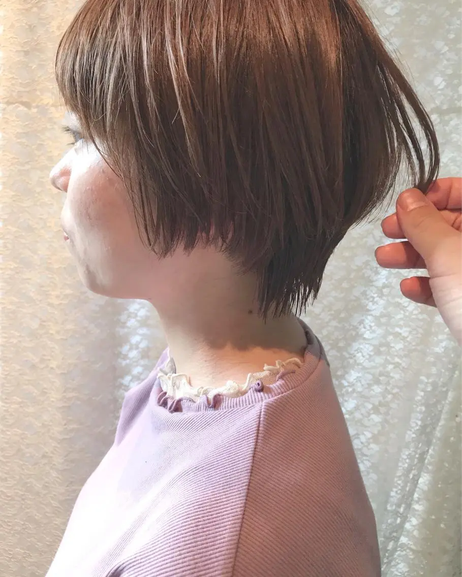 ショート ショートボブ ボブ ショートヘア カット ヘアカラー トリートメント ヒラヤマ ユウスケのヘアスタイル