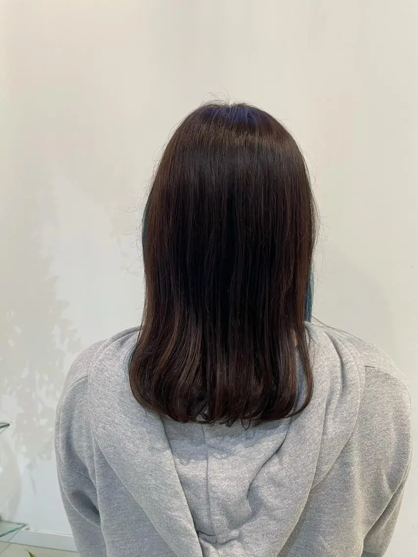 カラー 髪質改善カラー🤍 エクステ✨君島由実子のヘアスタイル