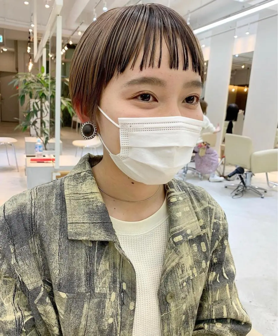 ショート カラー インナーカラー ショートヘア 圧倒的デザイン力 店長🎨RENAのヘアスタイル