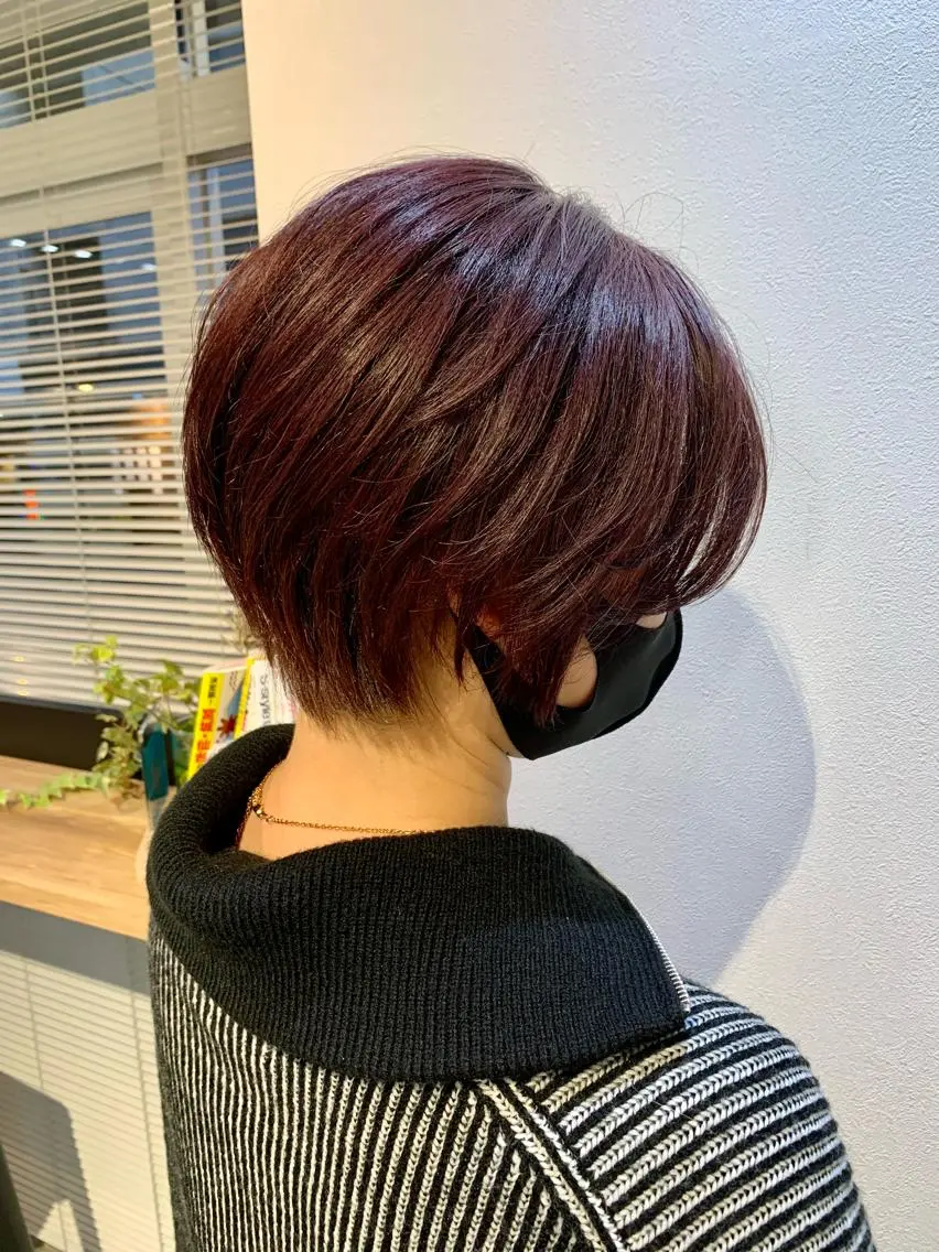 ショート ショートヘア カット ヘアカラー トリートメント ショート特化✂︎門脇 ~広がらない髪へ~のヘアスタイル