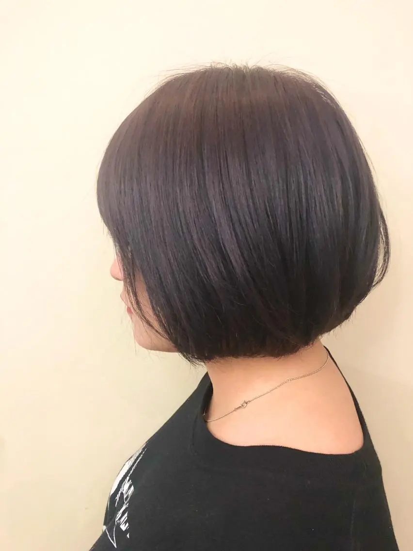 ショート パープルカラー ヘアカラー ゆぴ☾‪/推しカラー /ハイトーンのヘアスタイル