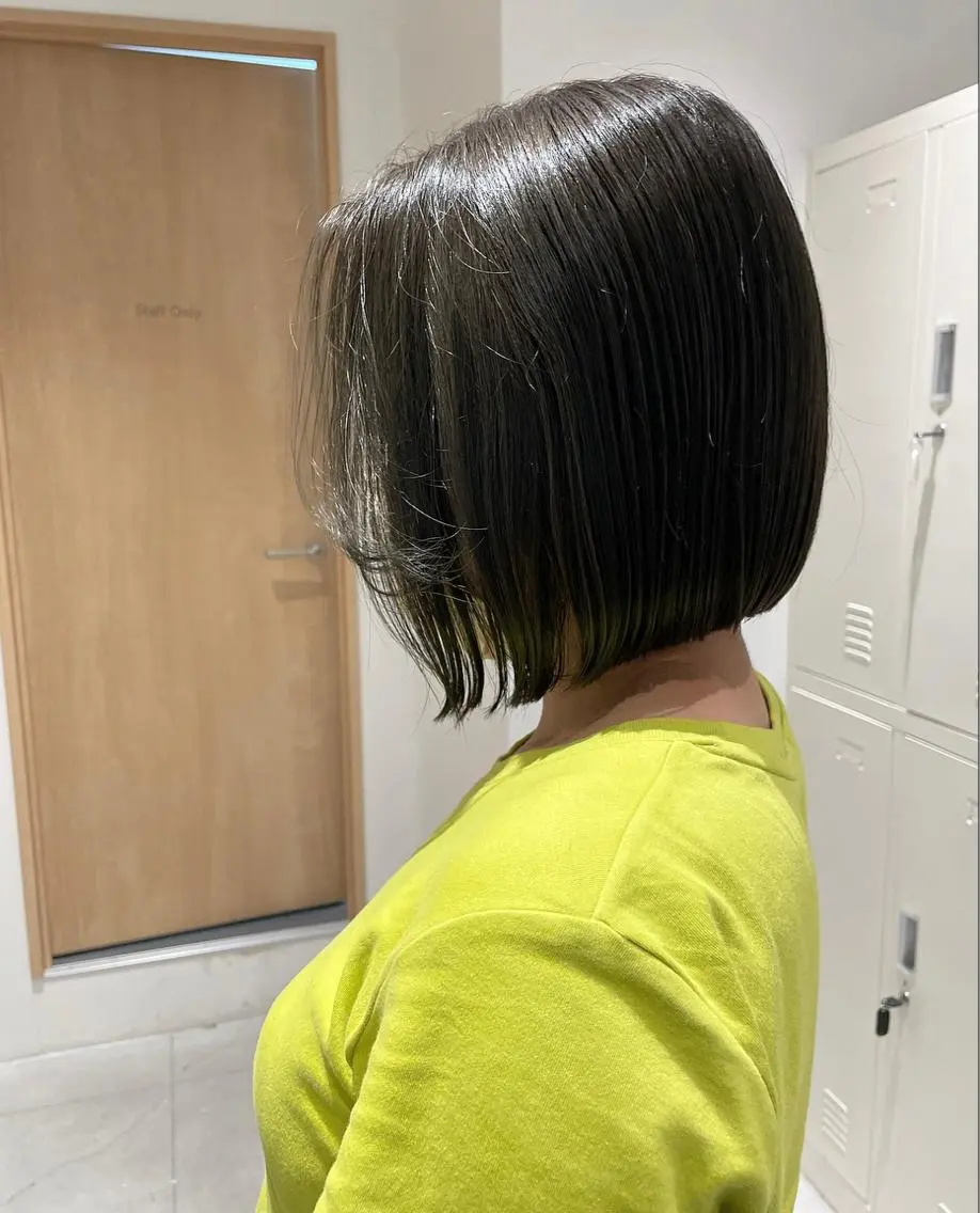 ショート カラー ヘアアレンジ アッシュ bloom yumaのヘアスタイル