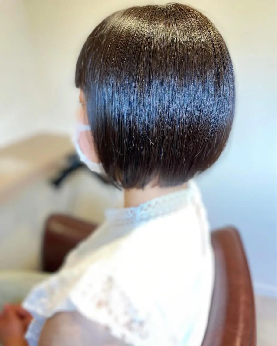 ミディアム カラー 透明感カラー グレージュ シアーグレージュ 髪質改善 トリートメント 荒木 ひろかのヘアスタイル