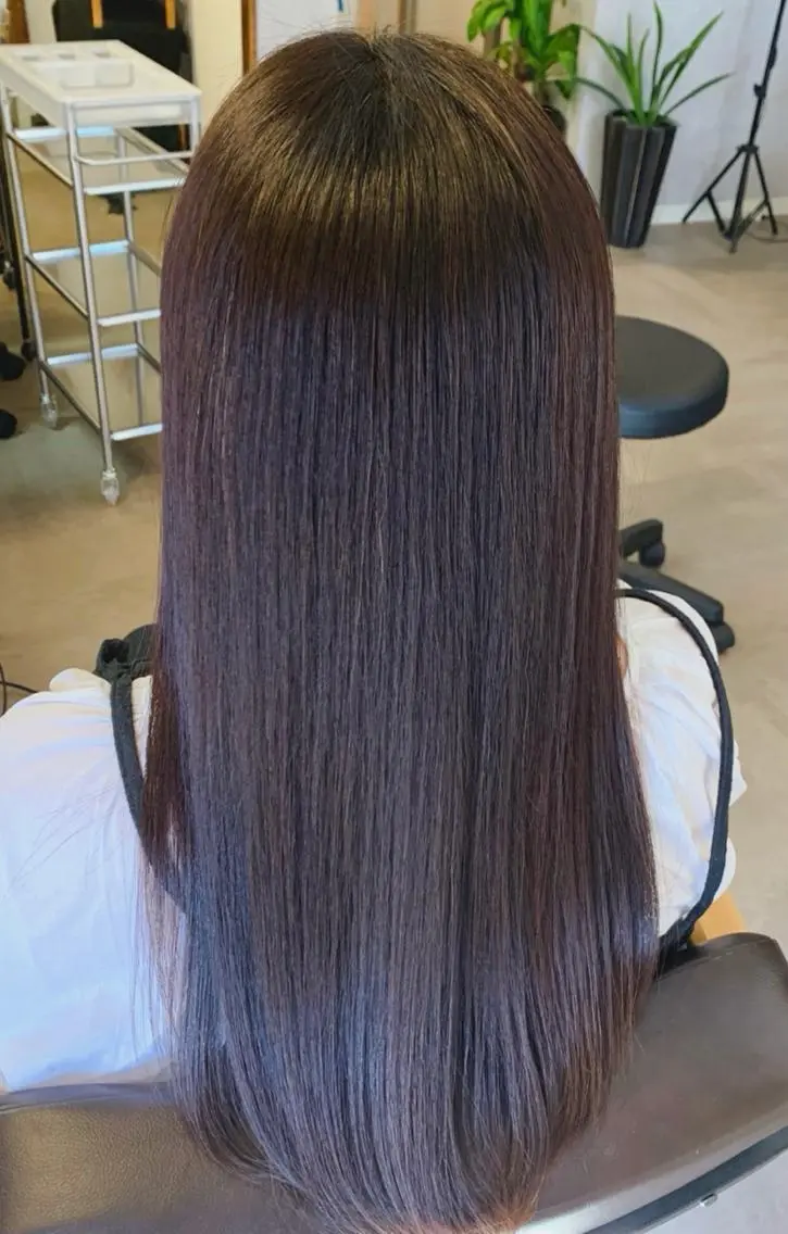 ロング 髪質改善 カット ヘアカラー 縮毛矯正 トリートメント 土井 貴司のヘアスタイル