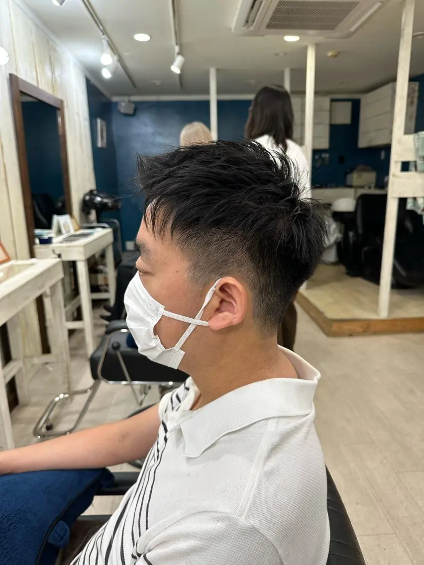 ショート メンズ Mens cut Hannaのヘアスタイル