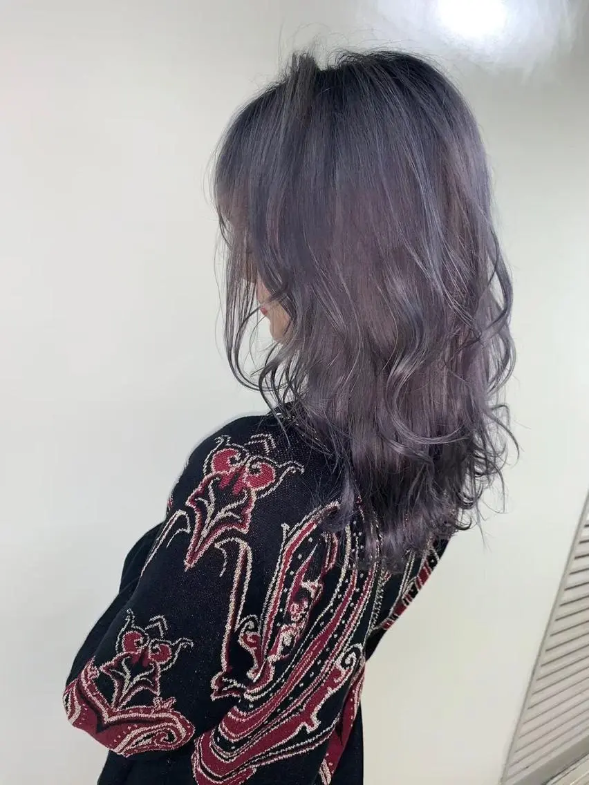 セミロング 髪質改善/マツパ 垢抜け透明カラー衣笠のヘアスタイル