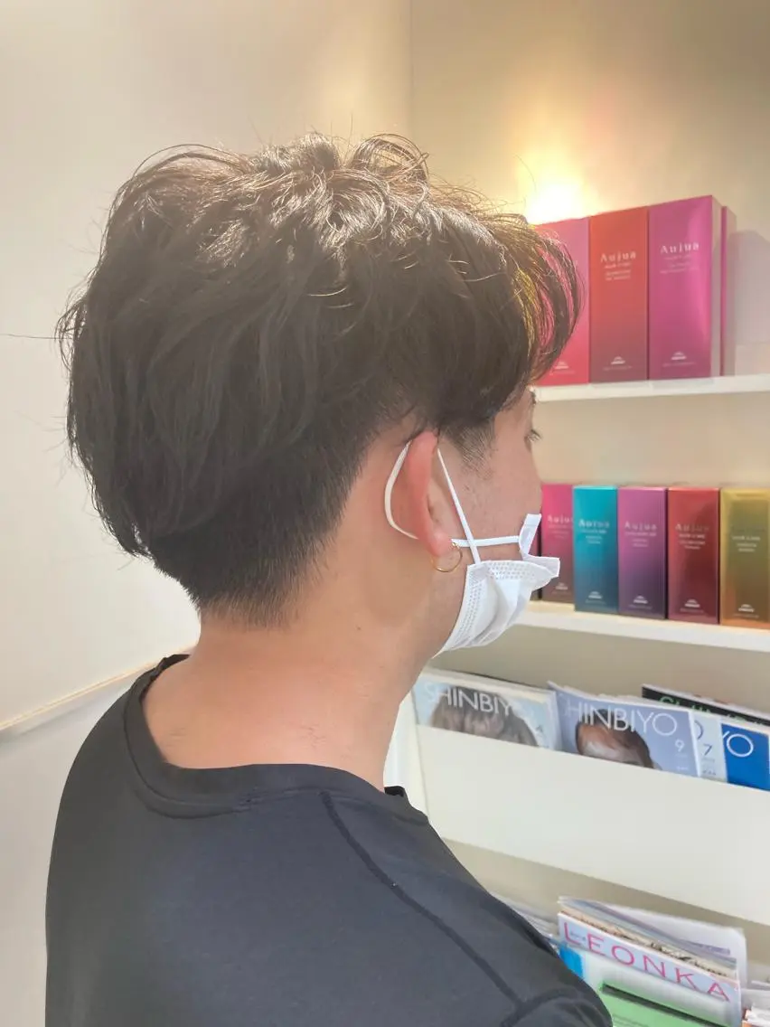 パーマ メンズ Yamamoto 半個室美容室zinaのヘアスタイル