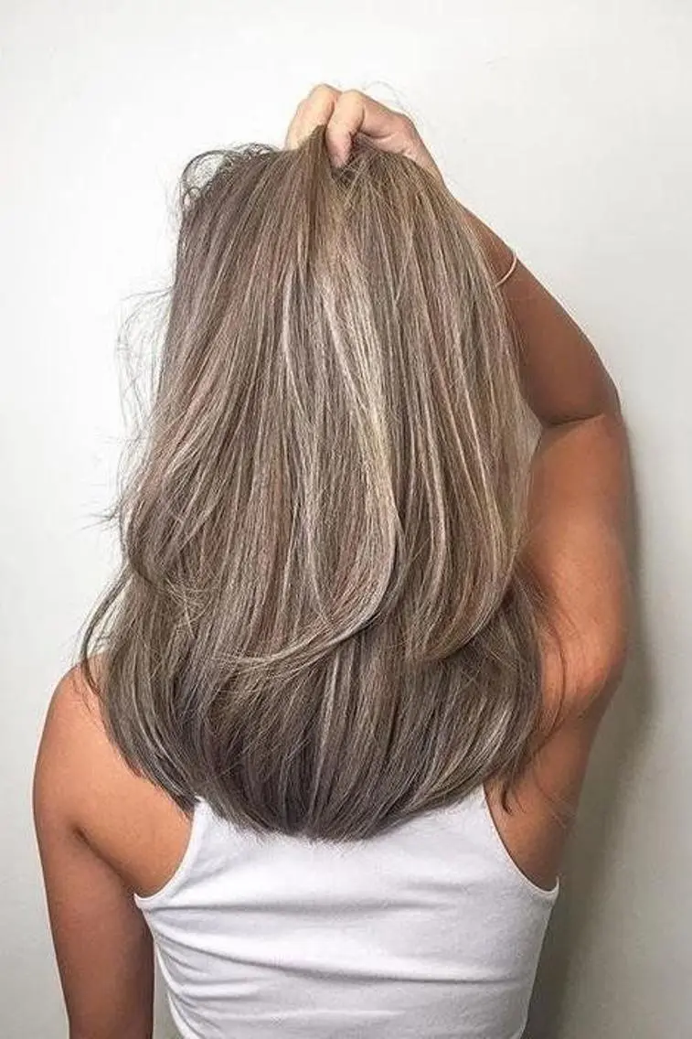 ロング カラー パーマ ヘアアレンジ Device ディバイスのヘアスタイル