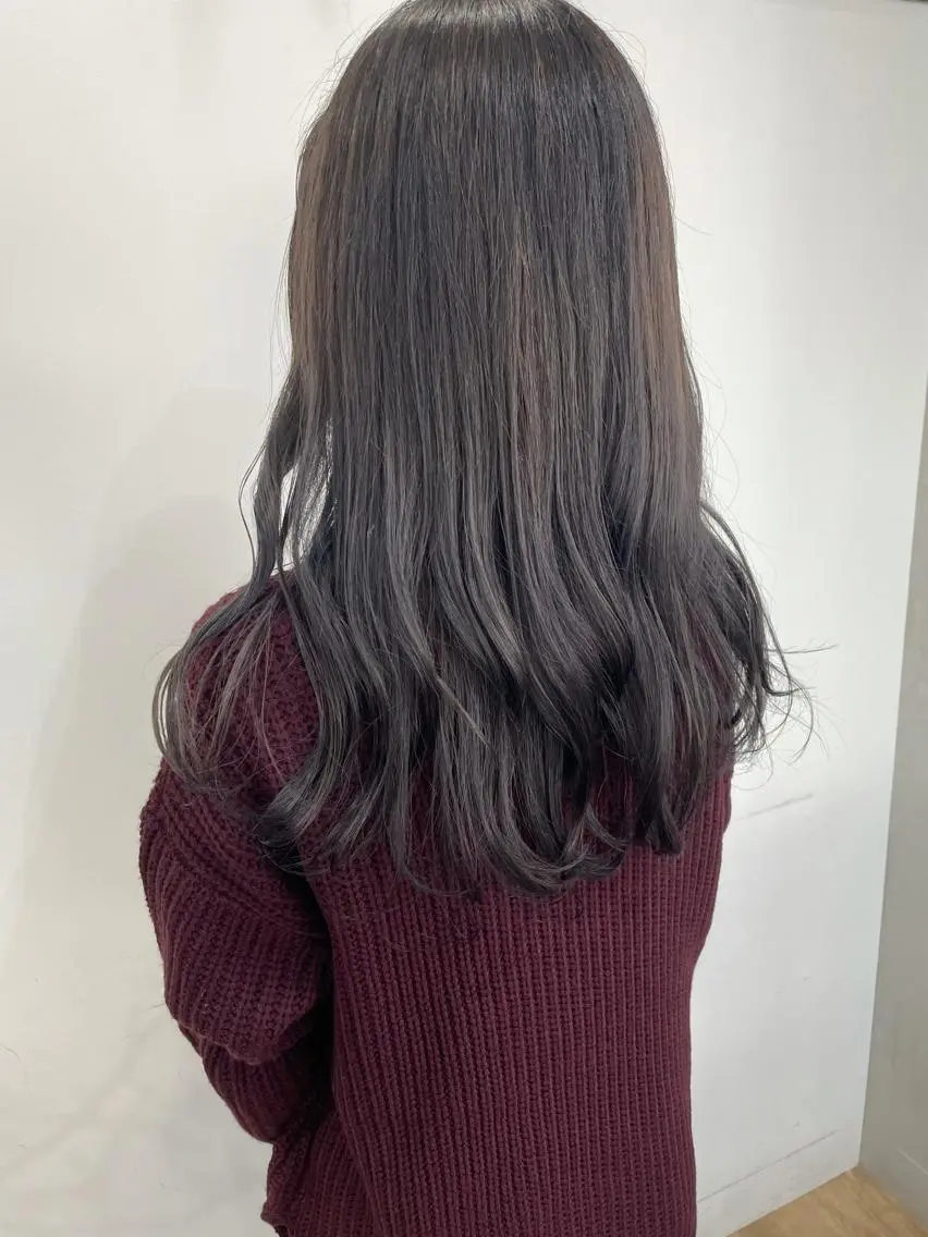 ロング カラー ヘアカラー トリートメント coco♡ 韓国hairのヘアスタイル