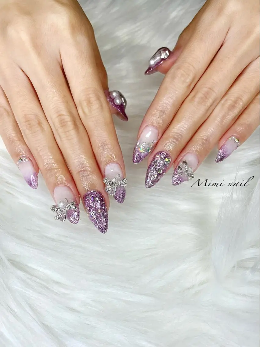 ネイル キラキラネイル beauty salonM&Iのネイルデザイン
