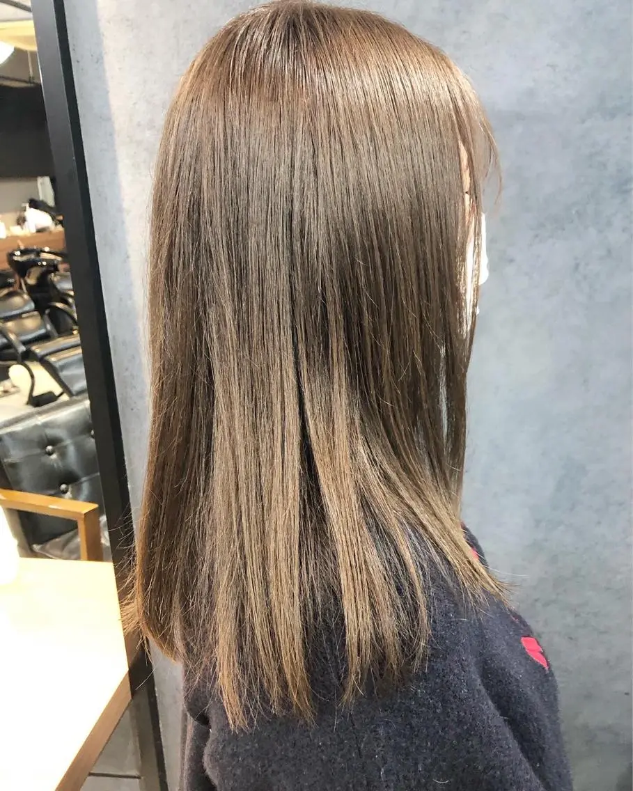 セミロング カラー ヘアアレンジ カット ヘアカラー トリートメント メンズ特化✂️栗原 侑也のヘアスタイル