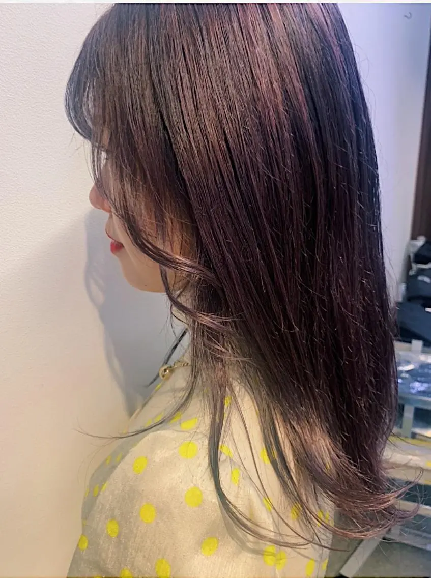 ロング カラー RISAKO レイヤーカット🎀のヘアスタイル
