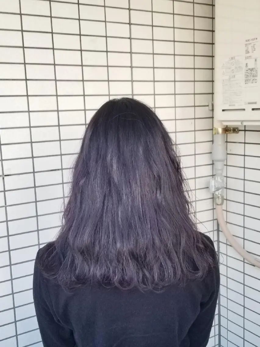 ミディアム カラー ブリーチ ラベンダーカラー カット ヘアカラー 🌿赤み消し/ 艶カラー落合　優🌿のヘアスタイル