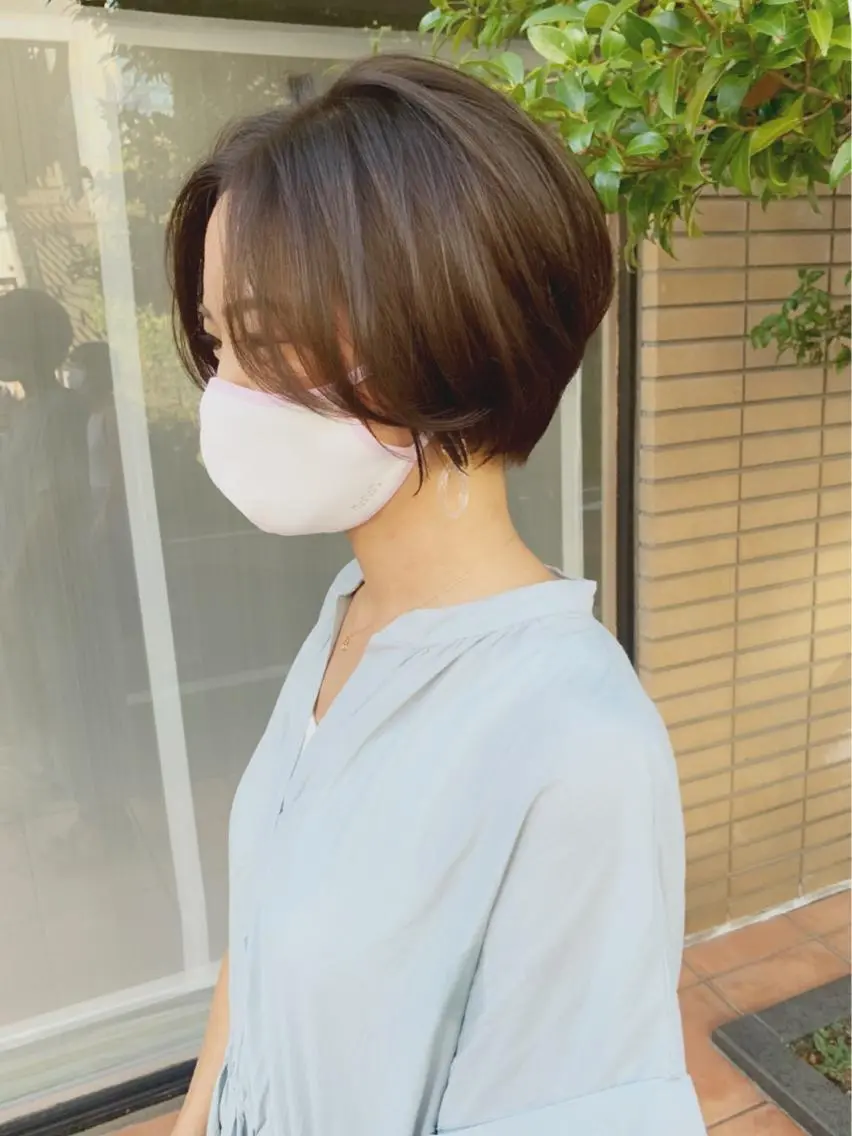 ショート カラー 大人女性ショート専門 tomodaのヘアスタイル