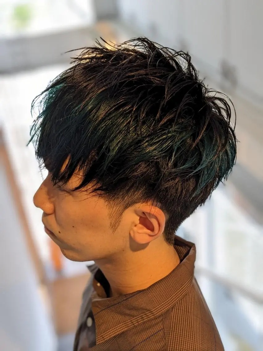 メンズ パピヨンロゼ 髪質改善/エクステのヘアスタイル