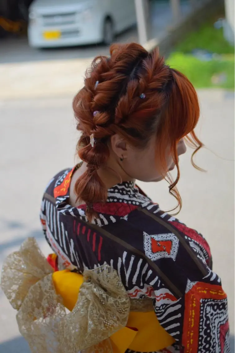 カラー ヘアアレンジ ilo レイナのヘアスタイル