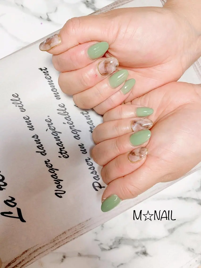 ネイル ハンドネイル M☆ NAILのネイルデザイン