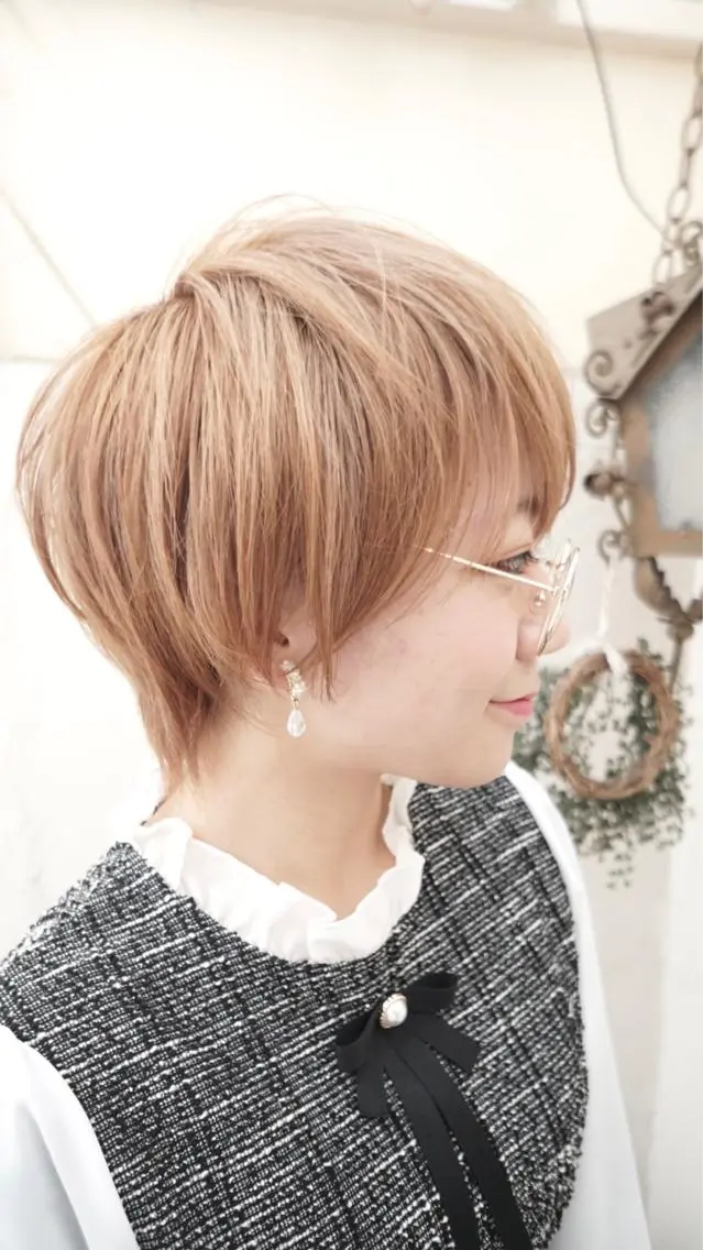 ショート カラー ショート/髪質改善/ 【きち】のヘアスタイル