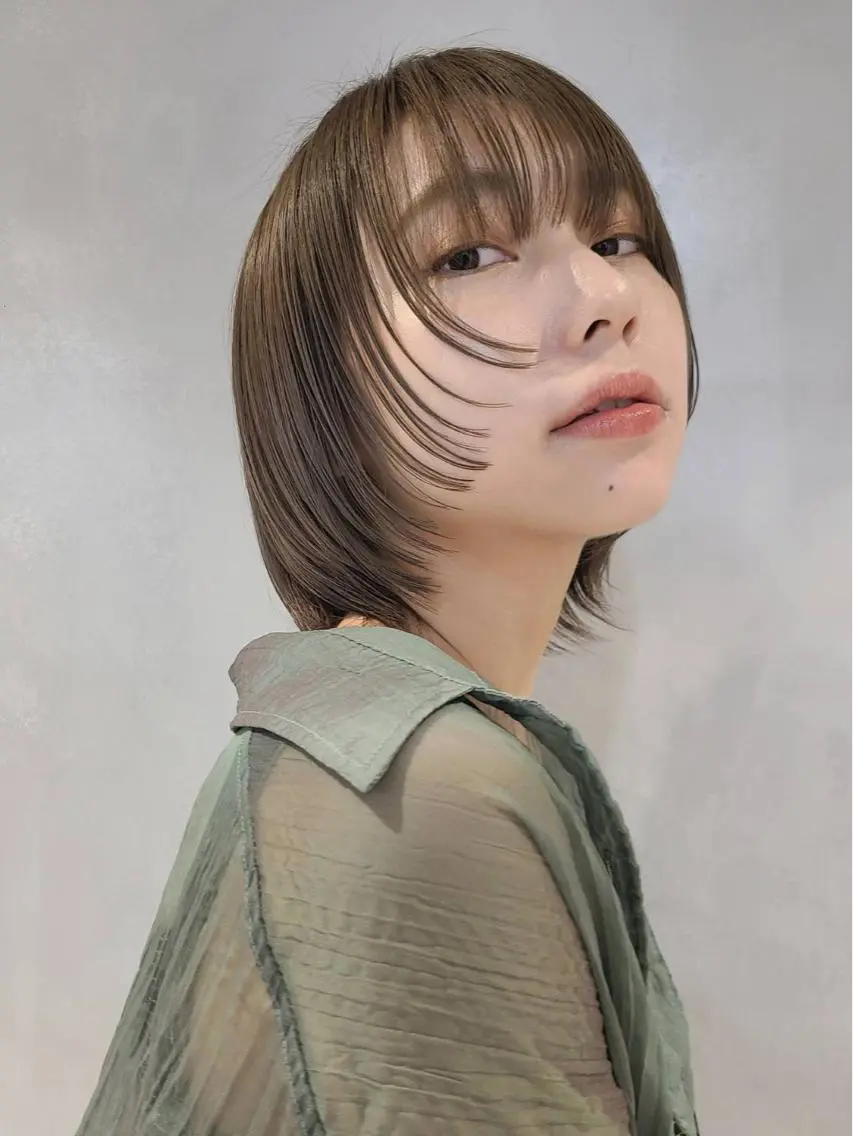 ショート ショート・ボブ✂️ 紅葉のヘアスタイル