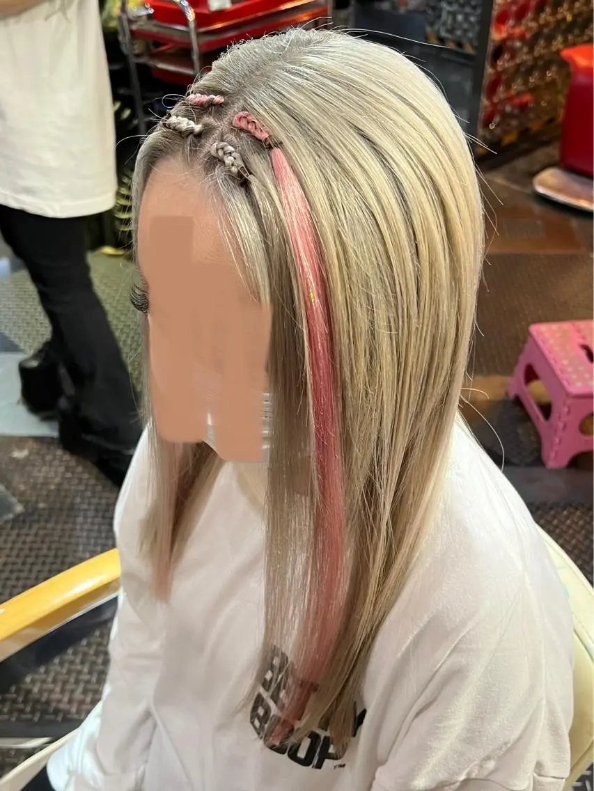 セミロング カラー カット ヘアカラー KOYA コヤのヘアスタイル