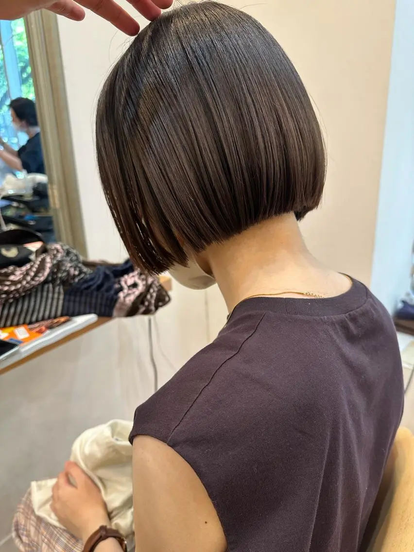 ショート カット 縮毛矯正 Gardenhair 小笠原 篤矢のヘアスタイル