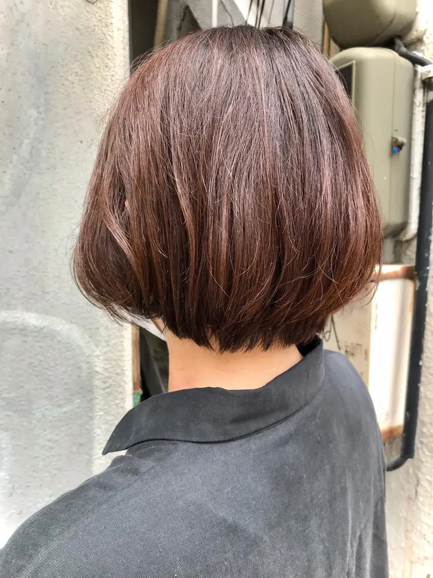ショート カット ヘアカラー トリートメント ayane⭐️ボブ・ ショート・パーマのヘアスタイル