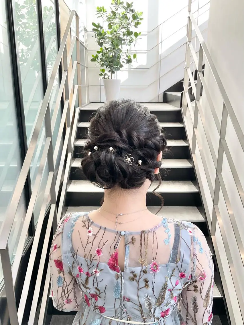 ロング ヘアセット yoshi ☆のヘアスタイル