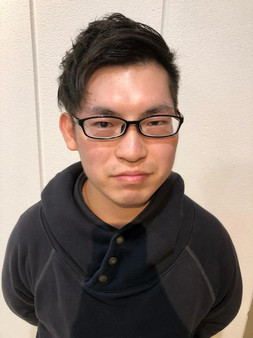 ショート メンズ カット ヘッドスパ Lolonois池田 代表 鍜治本颯太のヘアスタイル