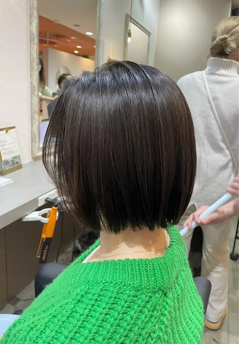 ショート 髪質改善 酸性ストレート 沖縄/ヘアアレンジ /ナカノのヘアスタイル