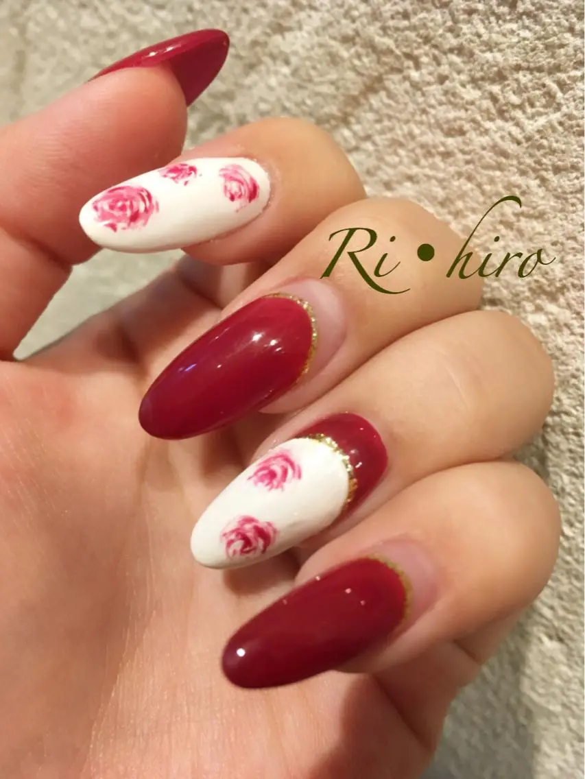 ネイル アートネイル フレンチネイル HIRATA RIEのネイルデザイン