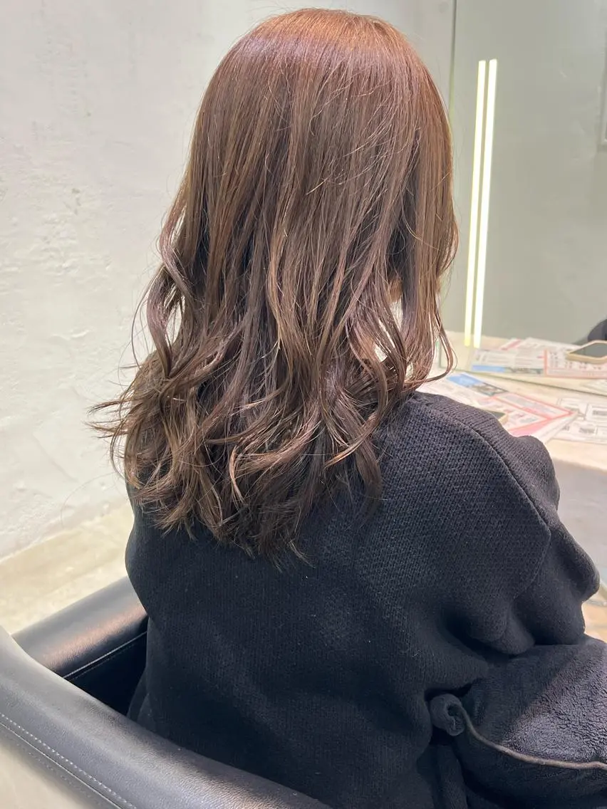 ロング カラー カット ヘアカラー トリートメント ヘアセット 🫧髪質改善/縮毛 矯正/RIKOのヘアスタイル