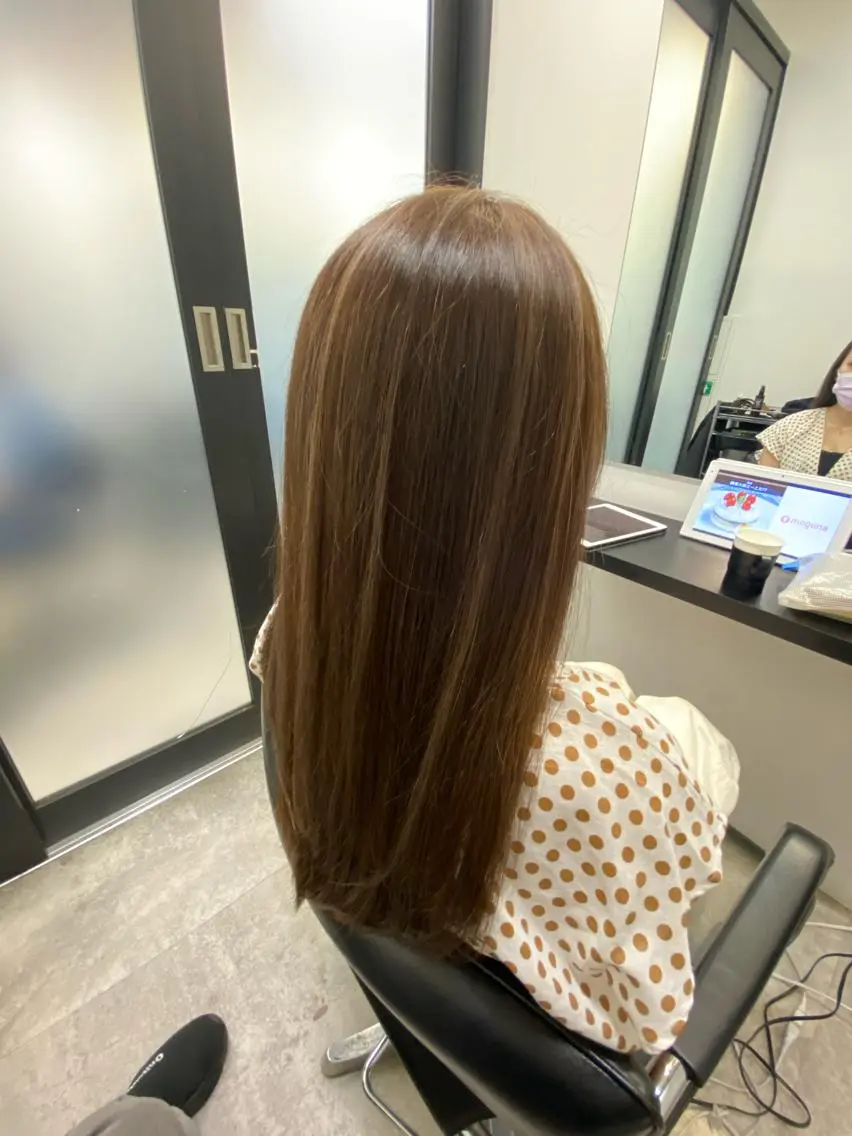 ロング カラー 【レイヤー×縮毛】 RYOのヘアスタイル