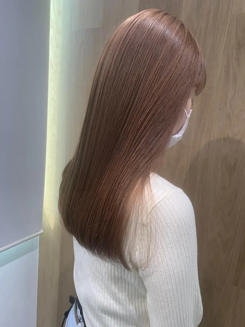 ロング カット ヘアカラー トリートメント natsu fujinoのヘアスタイル