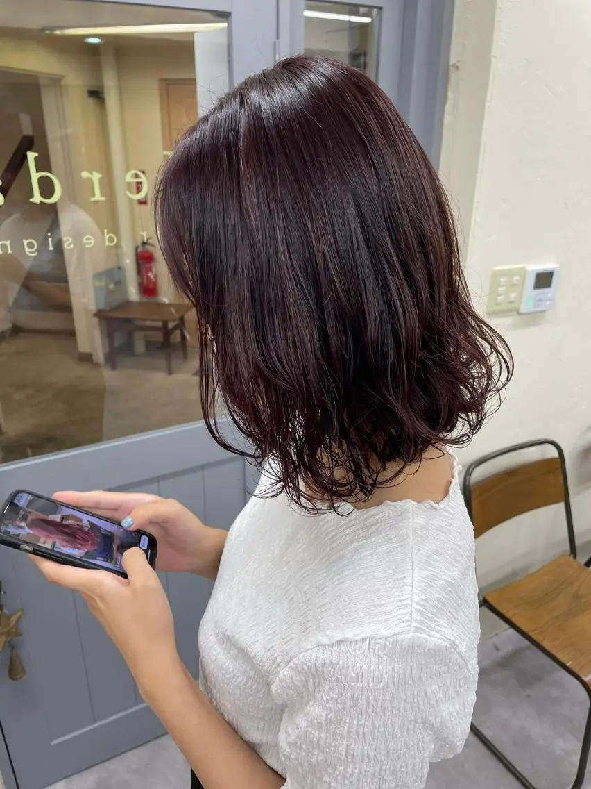 ミディアム カラー ショートカットモデル 🧃Shionのヘアスタイル