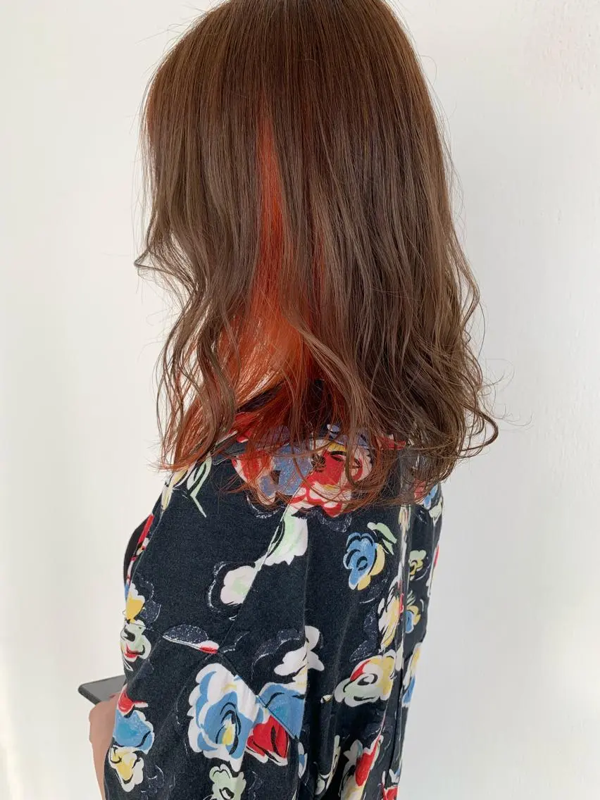 ロング ヘアカラー トリートメント karen ☺︎のヘアスタイル