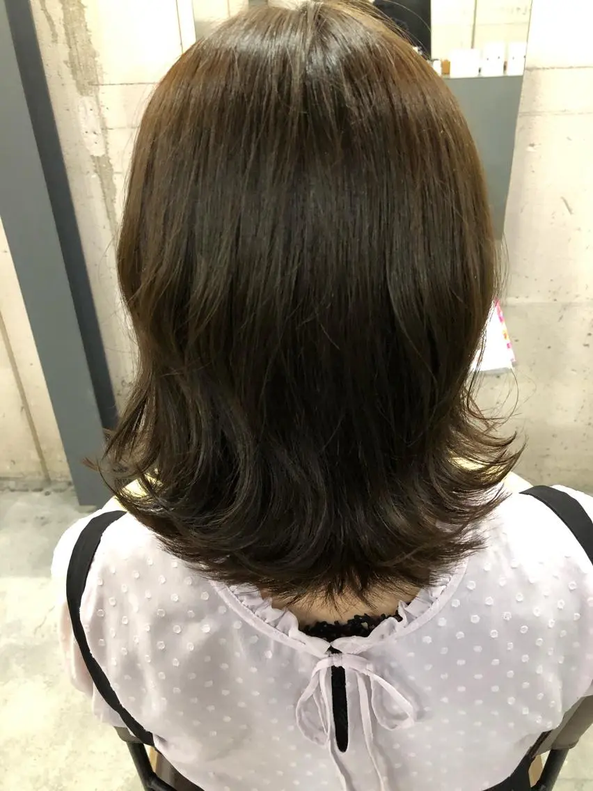 ミディアム 外ハネヘア ✨terra✨佐伯 晋吾のヘアスタイル