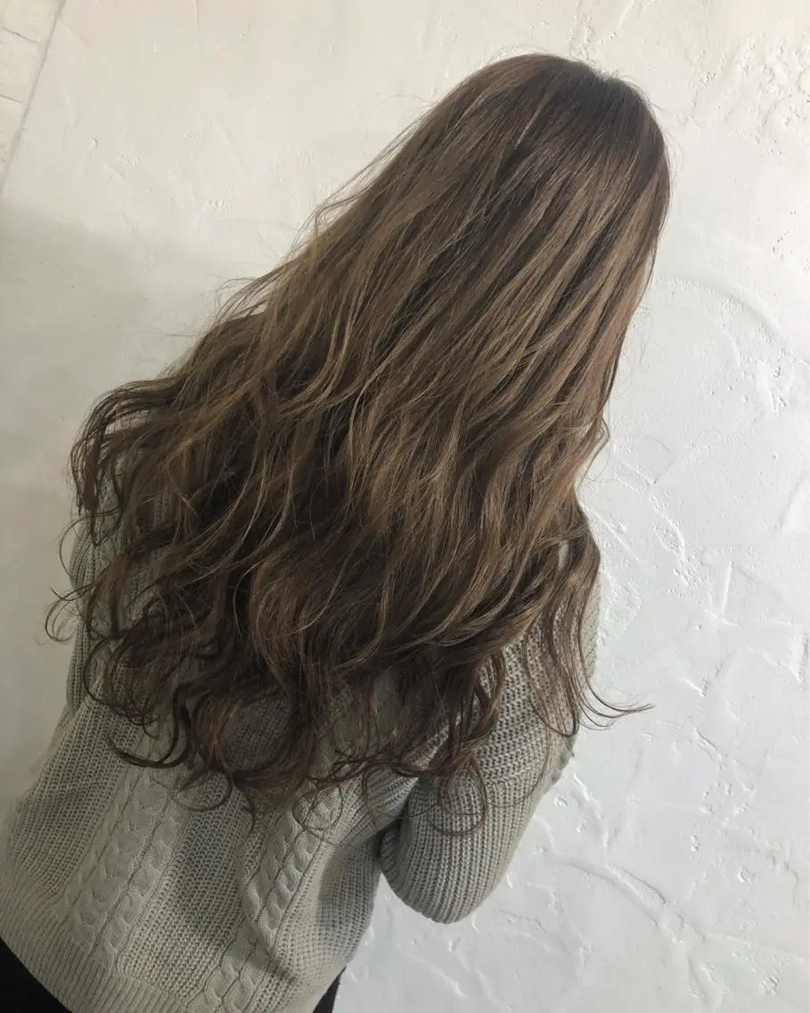 ロング カラー シールエクステ エクステ Loob.TOKYO MIYA🌈のヘアスタイル
