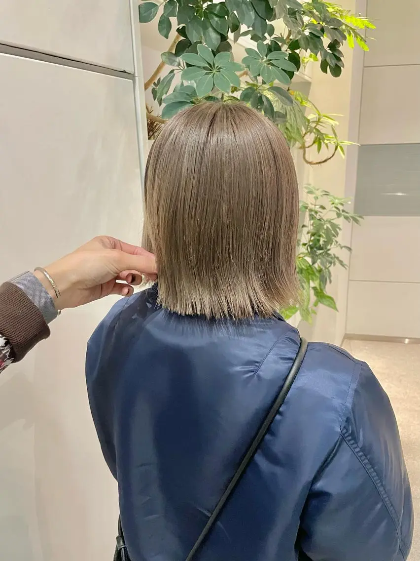 ショート ヘアカラー トリートメント 東北No.1完全個室 💐梶谷社長のヘアスタイル
