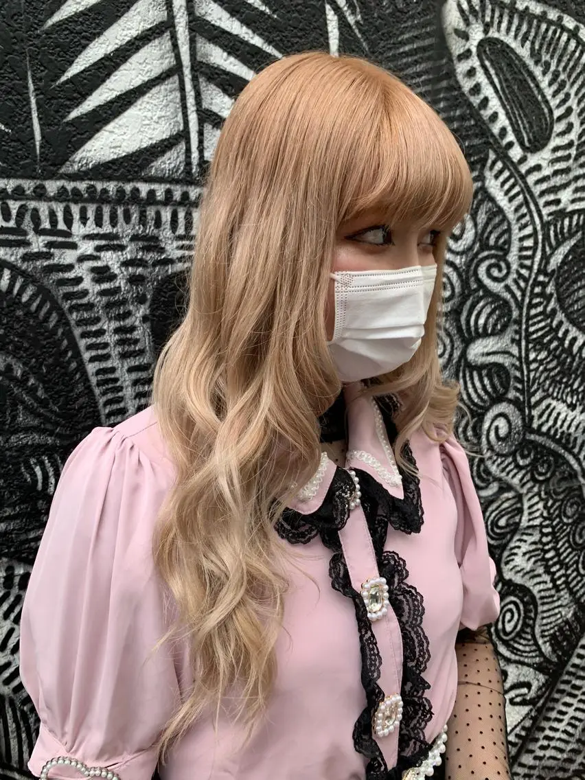 ロング カラー ブロンド 🌈派手髪エクステ ブレイズ🌈ひろとのヘアスタイル