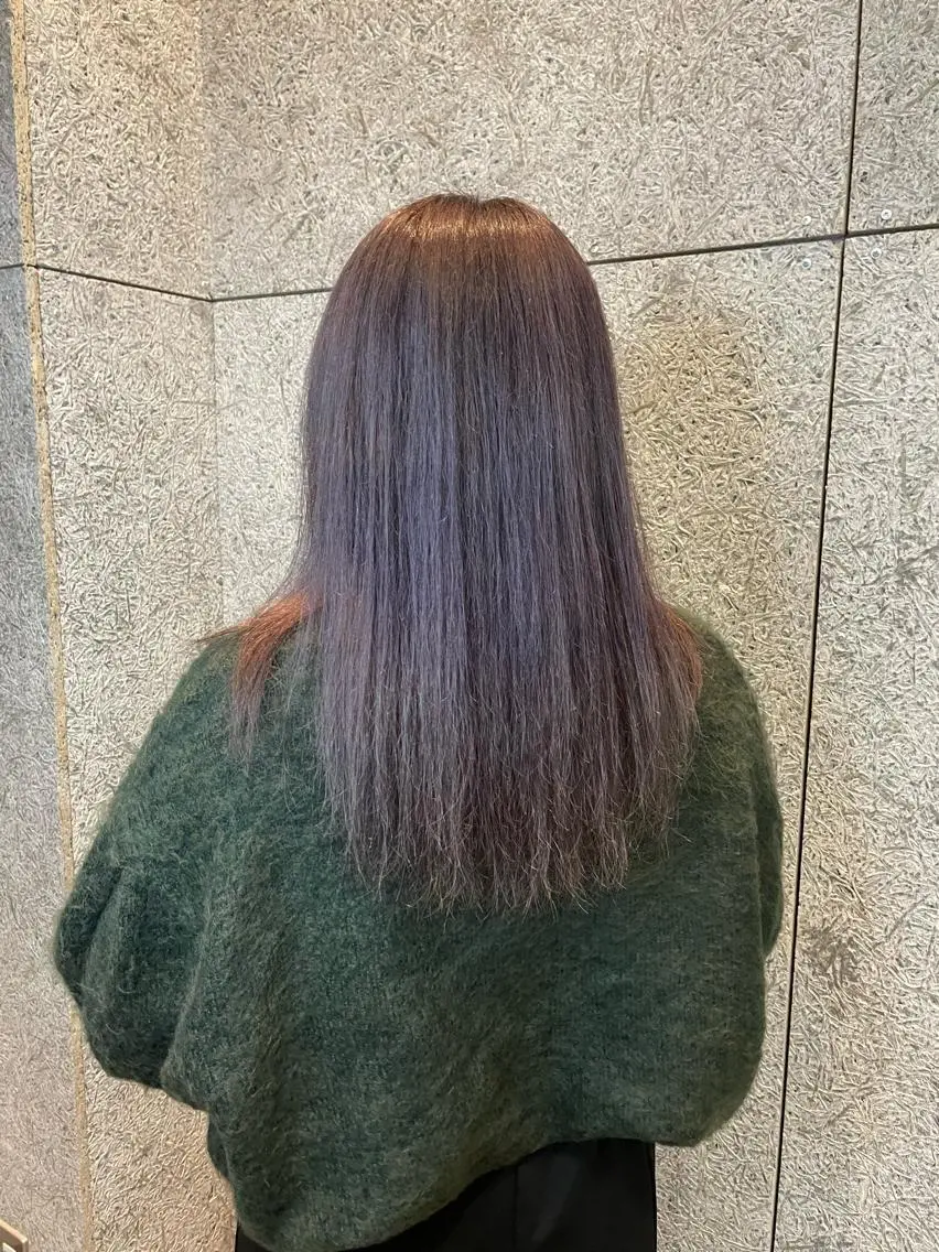 セミロング カラー ヘアアレンジ 🎀レイヤー 透明感 カラーyuuri🎀のヘアスタイル