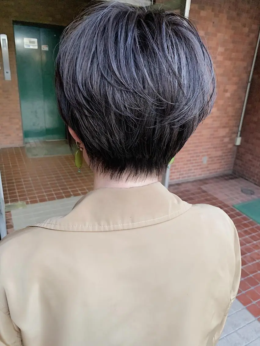 ショート 丹羽大喜 縮毛矯正/美髪矯正のヘアスタイル