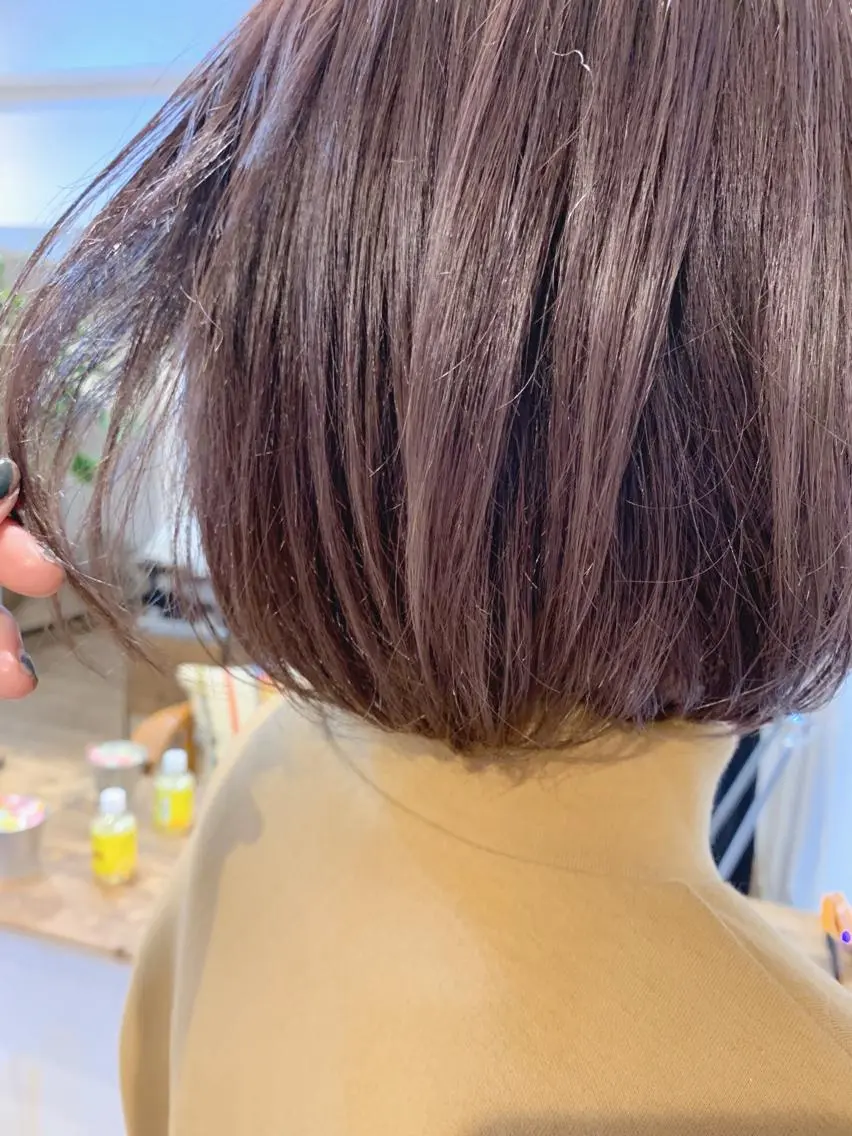 ショート カラー カット ヘアカラー トリートメント 山下 千明のヘアスタイル